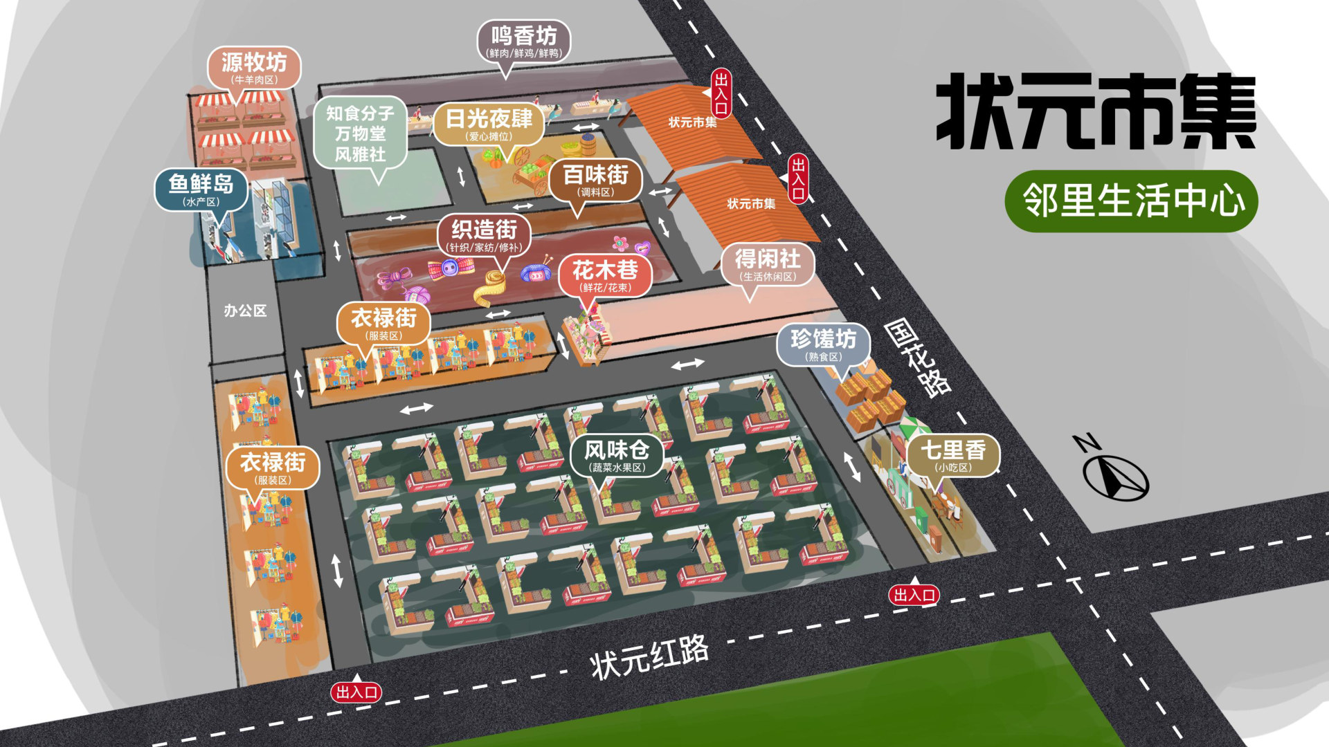 洛阳状元市集 品牌设计案例
